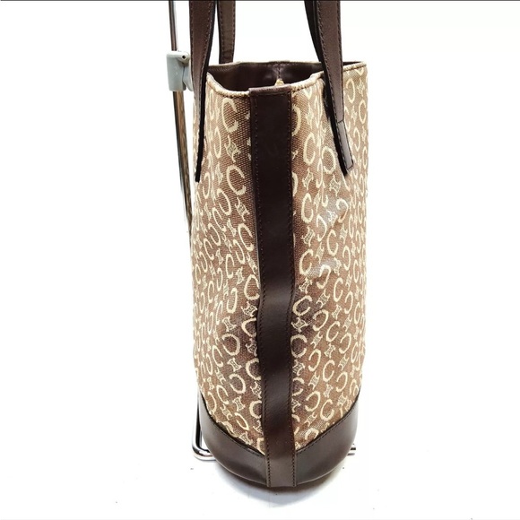 Celine Macadam Brown Canvas Shoulder/Tote Bag - Picture 3 of 9